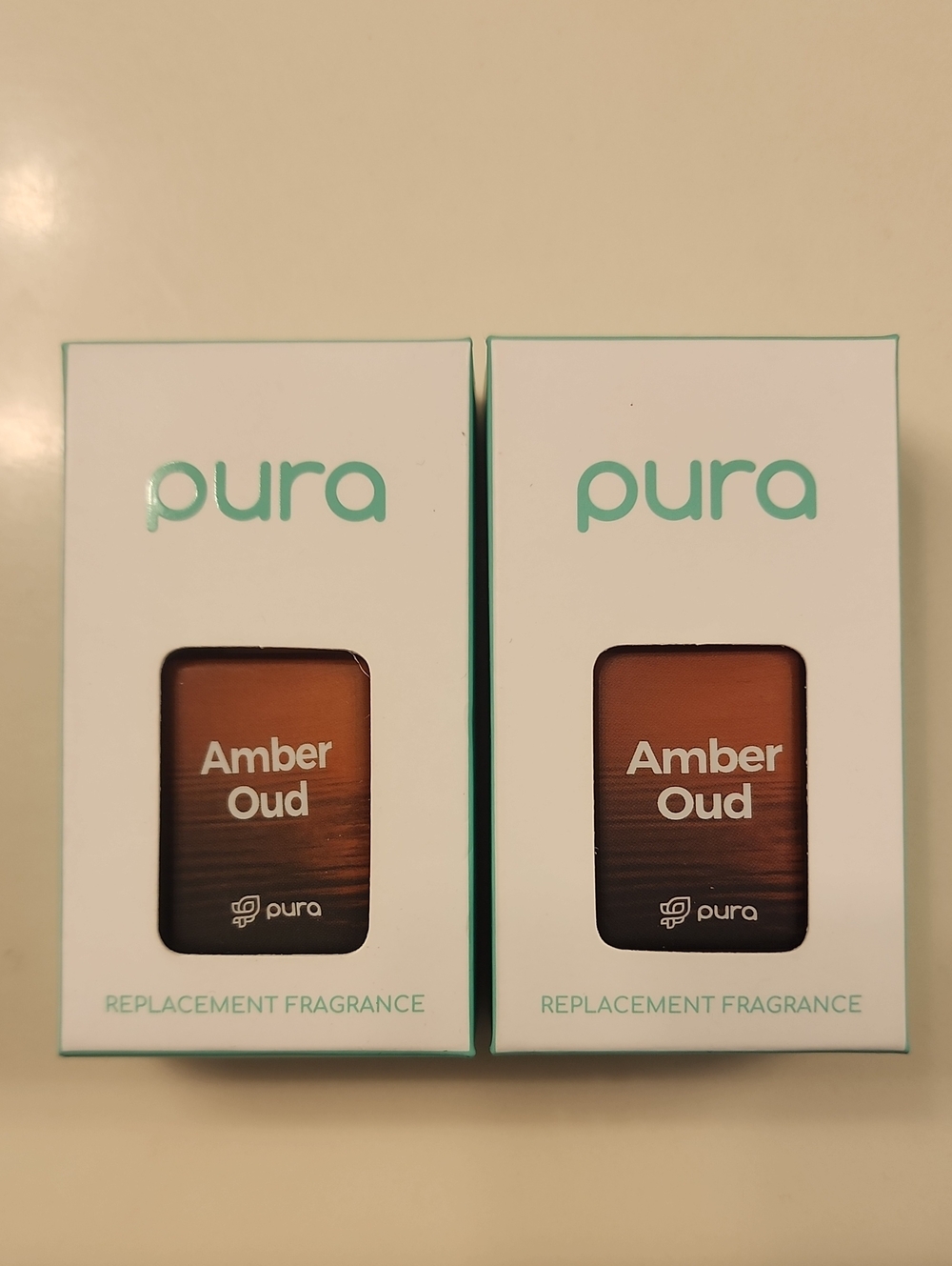 Pura Amber Oud Replacement Fragrance - Set of 2 - New